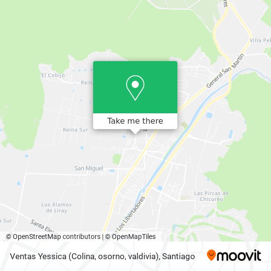 Ventas Yessica (Colina, osorno, valdivia) map