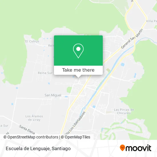 Escuela de Lenguaje map