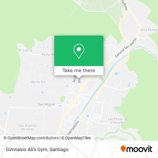 Gimnasio Ali's Gym map