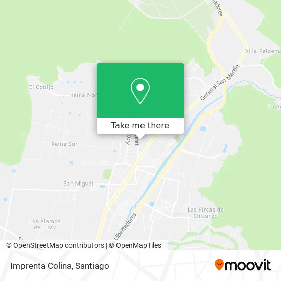 Imprenta Colina map