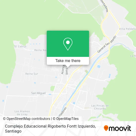 Complejo Educacional Rigoberto Fontt Izquierdo map