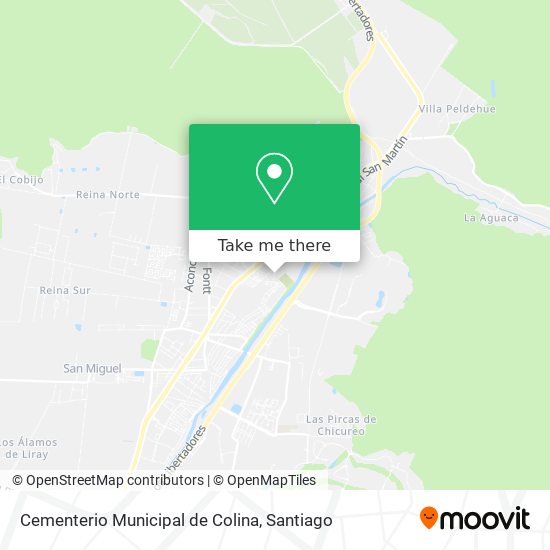 Cementerio Municipal de Colina map