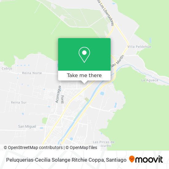 Peluquerias-Cecilia Solange Ritchie Coppa map