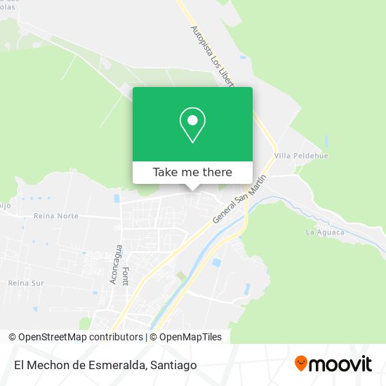 Mapa de El Mechon de Esmeralda