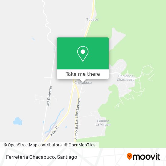 Mapa de Ferreteria Chacabuco