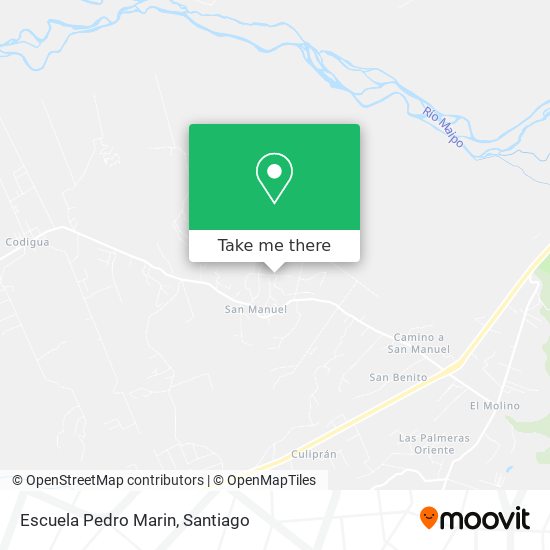 Mapa de Escuela Pedro Marin