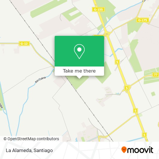 Mapa de La Alameda