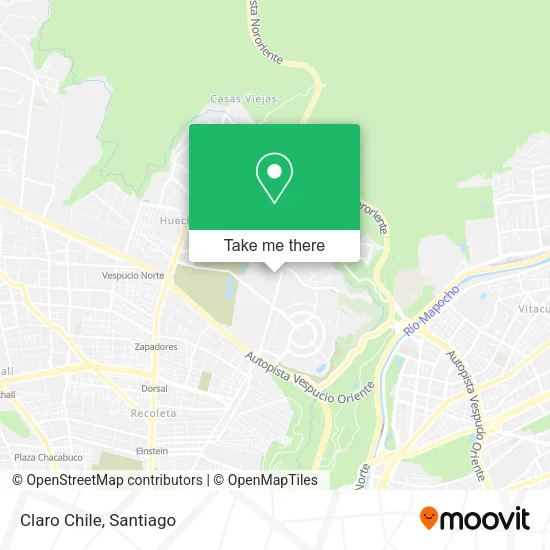Claro Chile map