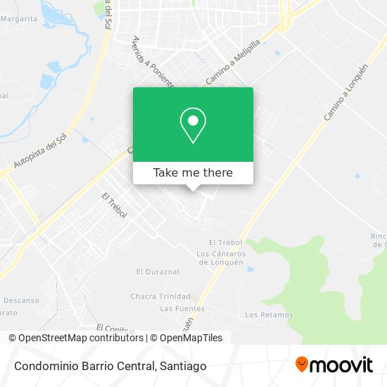 Mapa de Condominio Barrio Central