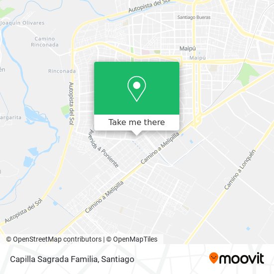 Capilla Sagrada Familia map