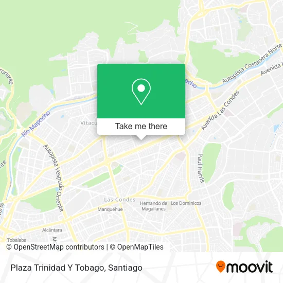 Plaza Trinidad Y Tobago map