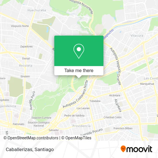 Caballerizas map