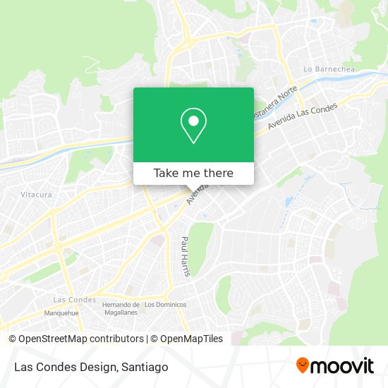 Las Condes Design map