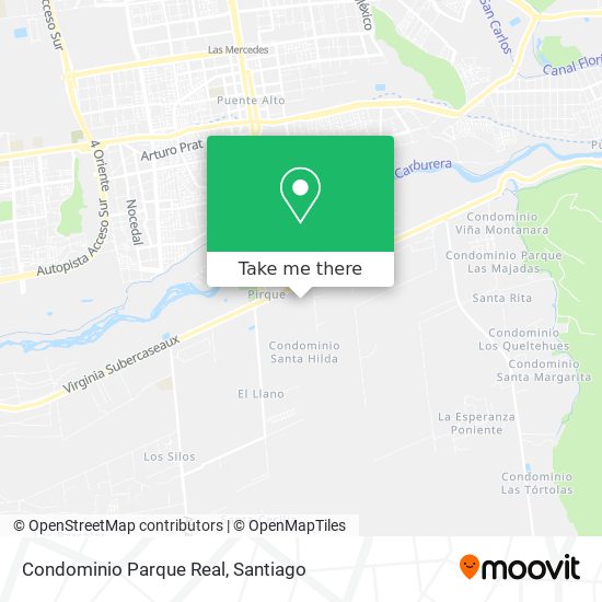 Condominio Parque Real map