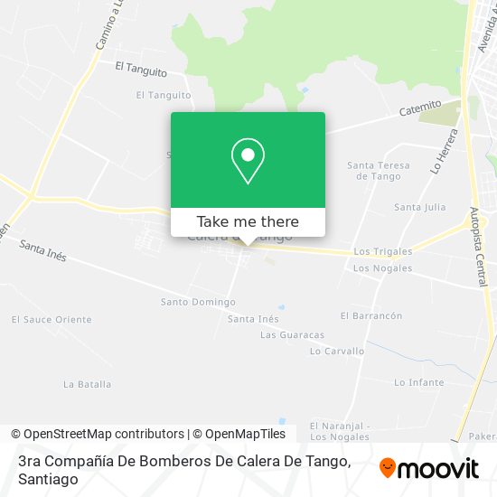 3ra Compañía De Bomberos De Calera De Tango map