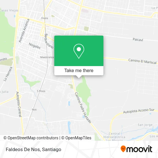 Faldeos De Nos map