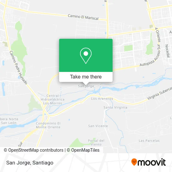 San Jorge map