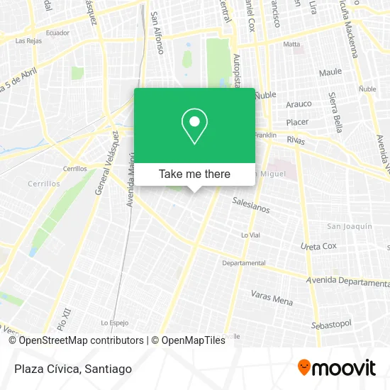 Plaza Cívica map