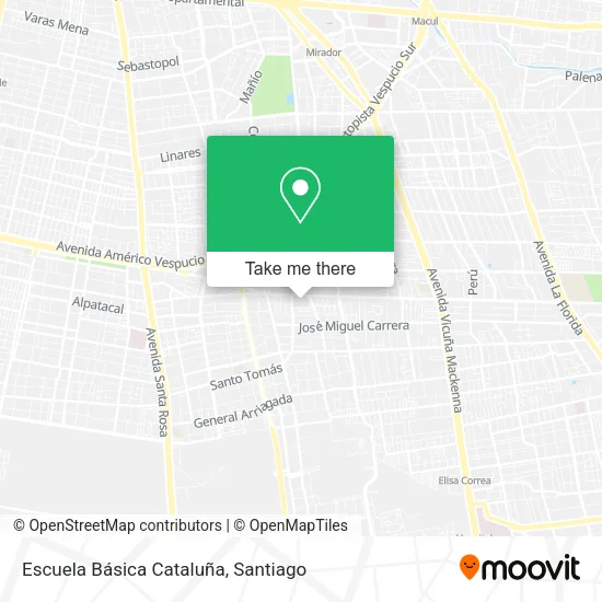 Escuela Básica Cataluña map