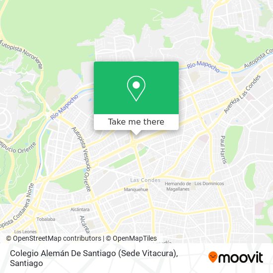 Colegio Alemán De Santiago (Sede Vitacura) map