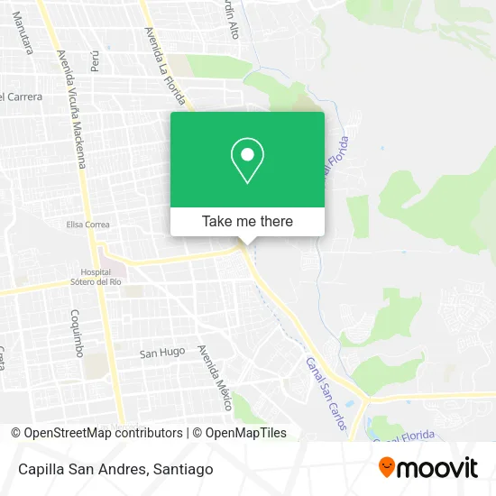 Mapa de Capilla San Andres