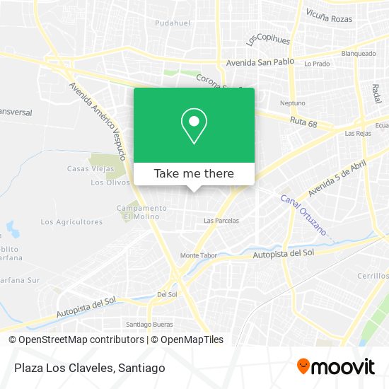 Plaza Los Claveles map