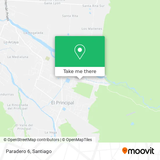 Paradero 6 map