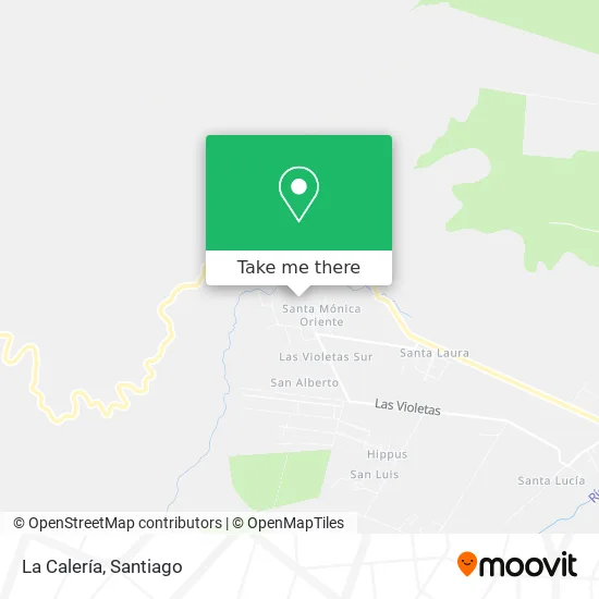 Mapa de La Calería
