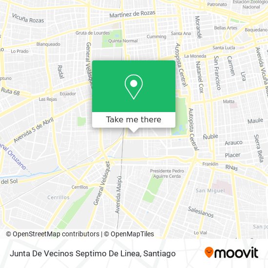 Junta De Vecinos Septimo De Linea map