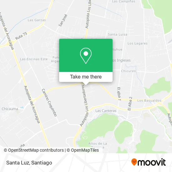 Santa Luz map