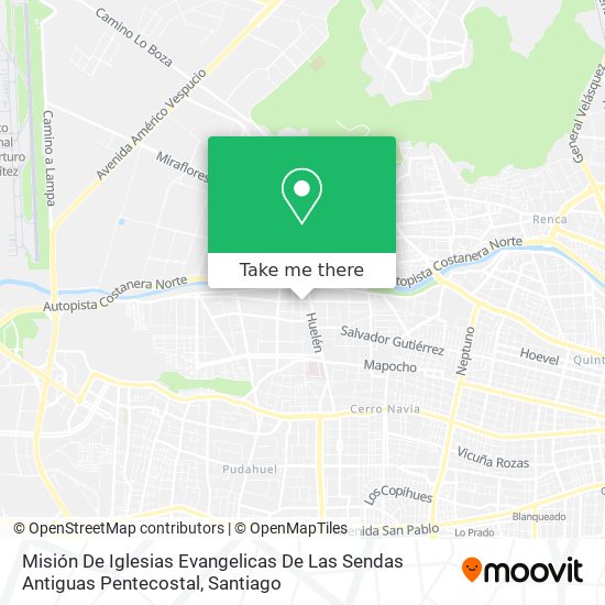 Misión De Iglesias Evangelicas De Las Sendas Antiguas Pentecostal map