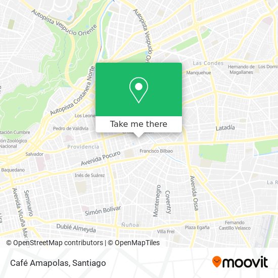 Café Amapolas map