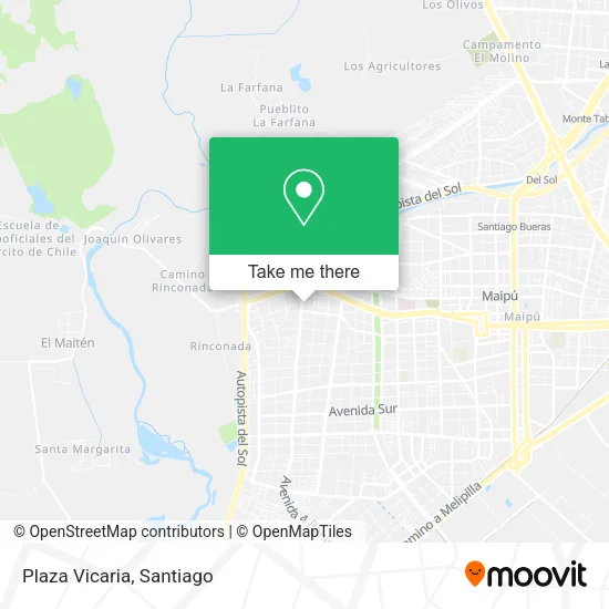 Plaza Vicaria map