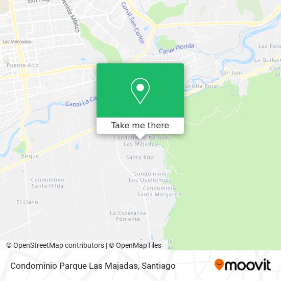 Condominio Parque Las Majadas map