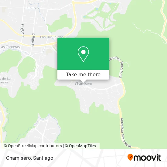 Chamisero map