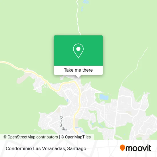 Condominio Las Veranadas map