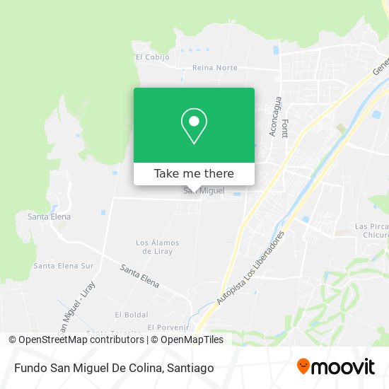 Fundo San Miguel De Colina map