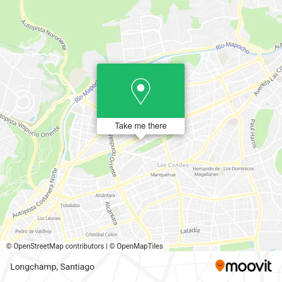Longchamp map