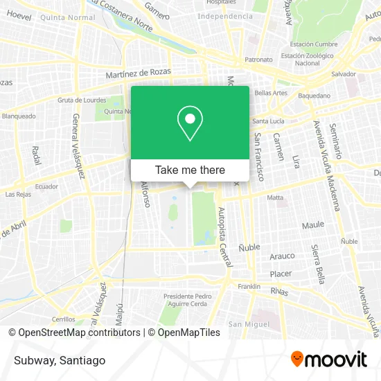 Mapa de Subway