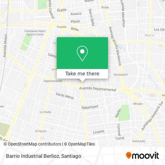 Barrio Industrial Berlioz map