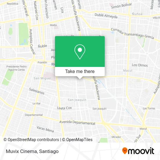 Muvix Cinema map