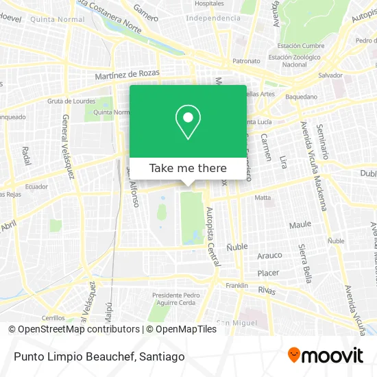 Punto Limpio Beauchef map