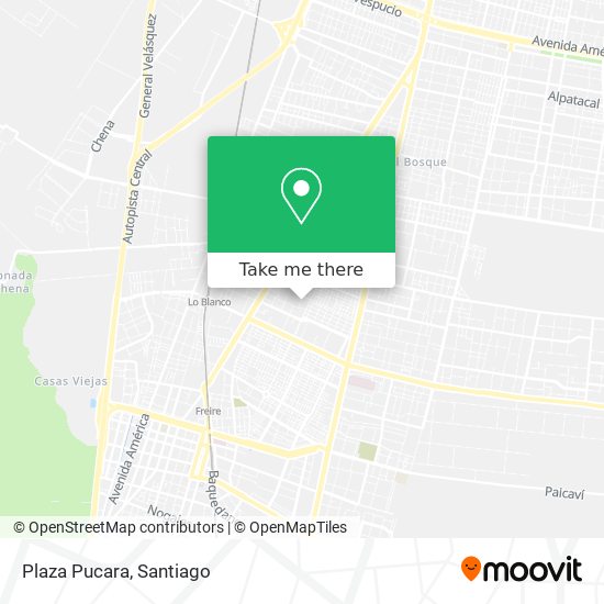 Plaza Pucara map