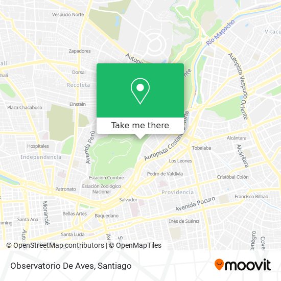 Observatorio De Aves map