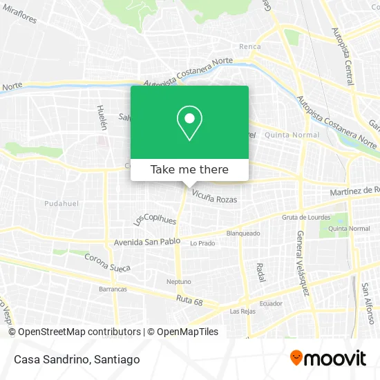 Casa Sandrino map