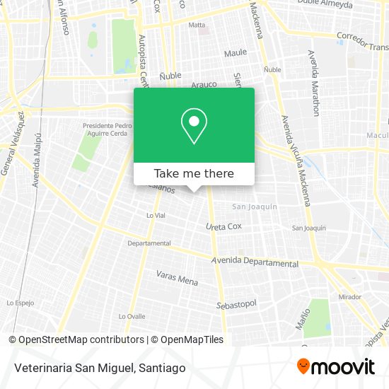 Veterinaria San Miguel map