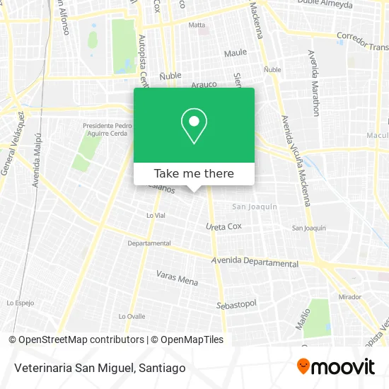 Veterinaria San Miguel map
