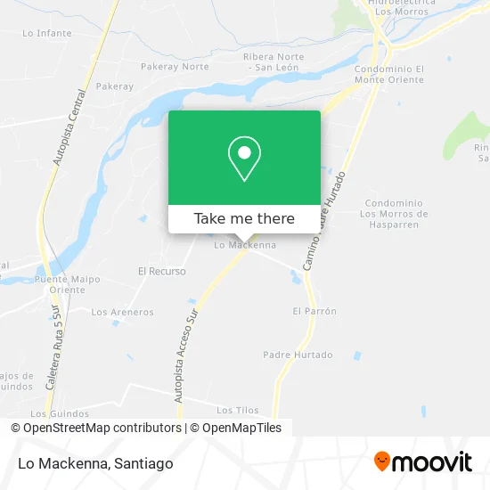 Lo Mackenna map
