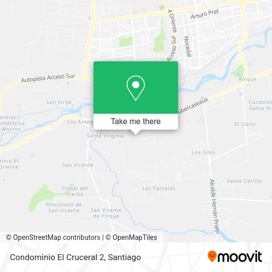 Condominio El Cruceral 2 map