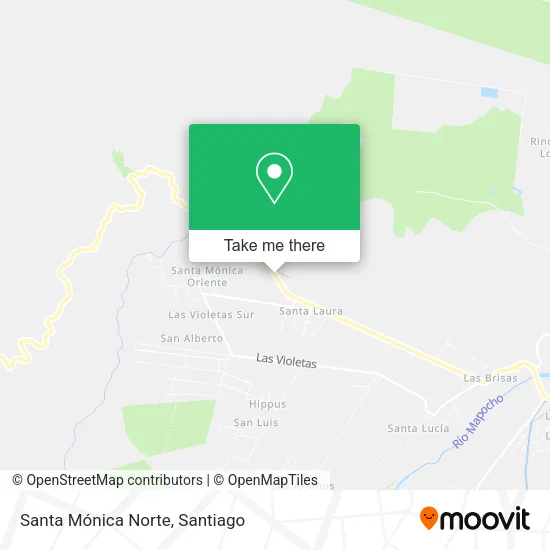 Santa Mónica Norte map
